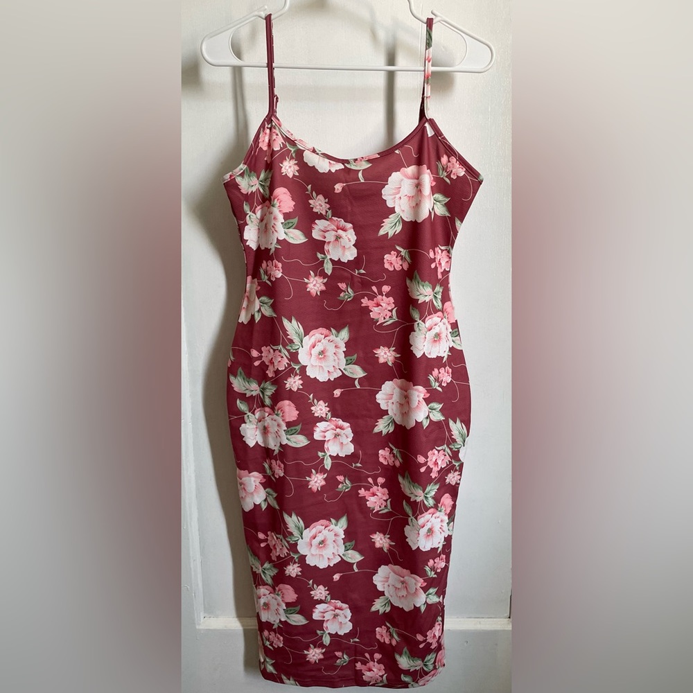 Floral print cami dress